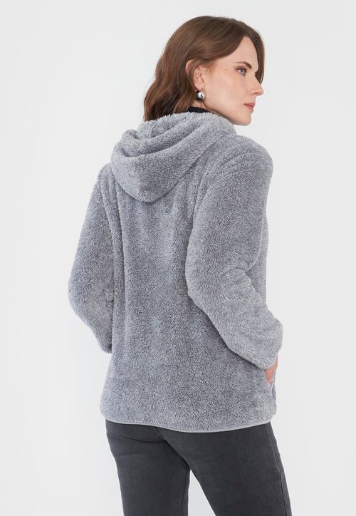 Polar Mujer Coral Básico Gris