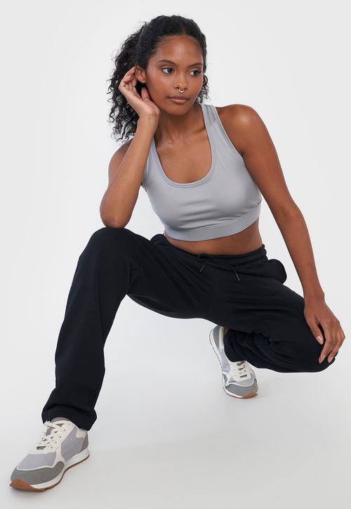 Buzo Mujer Deportivo Pitillo Negro