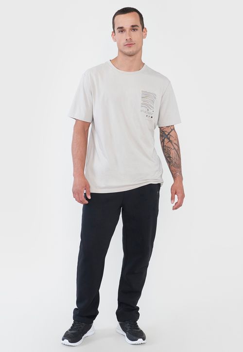Buzo Hombre Deportivo Recto Color Negro