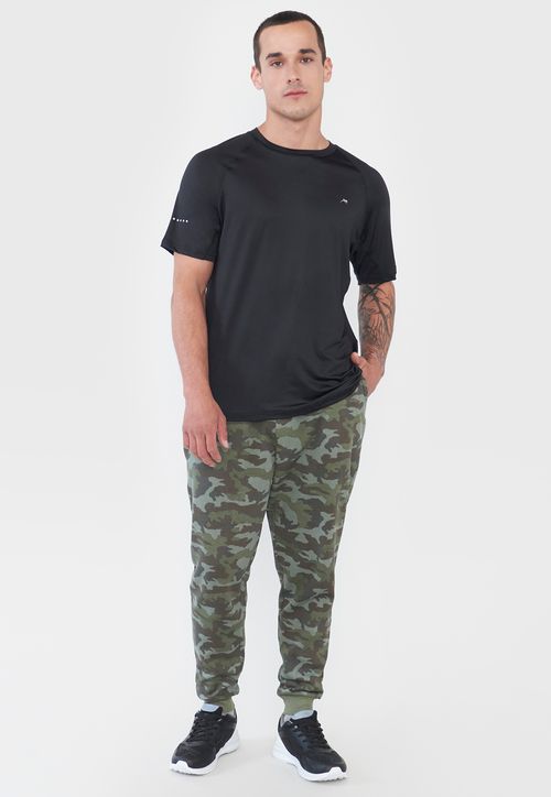 Buzo Hombre Deportivo Jogger Print Verde