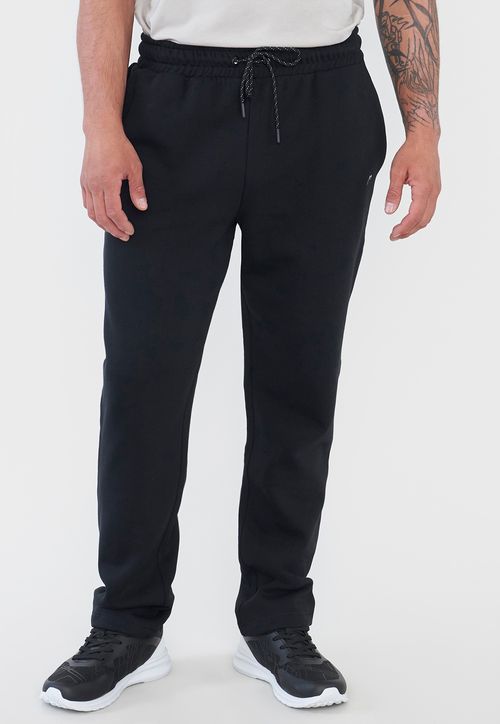 Buzo Hombre Deportivo Recto Color Negro