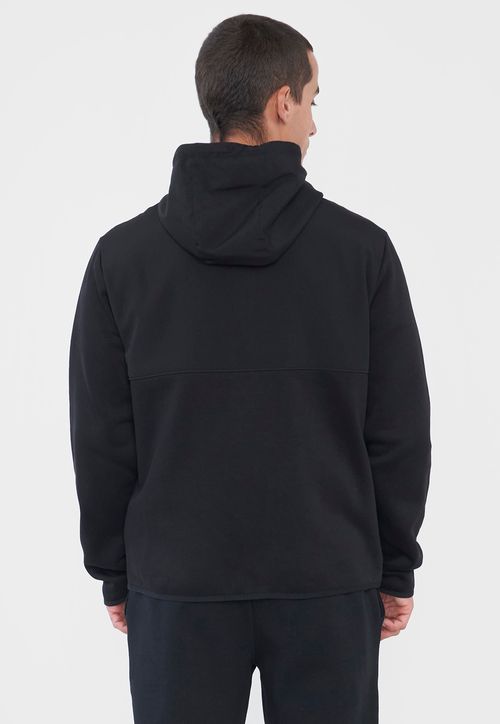 Polerón Hombre Deportivo Cierres Zipper Negro
