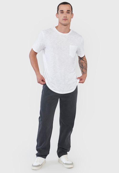 Jeans Hombre Straight Color Negro
