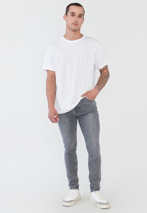 Jeans Hombre Super Skinny Negro