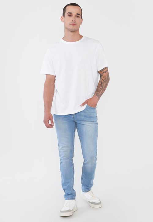 Jeans Hombre Super Skinny Azul Claro