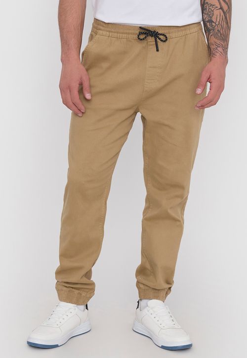 Jogger Hombre Twill Color Camel