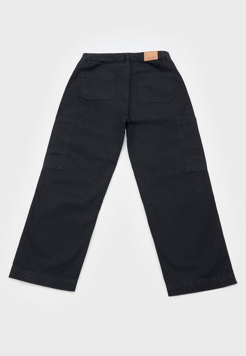 Pantalon Niño Teen Cargo Negro
