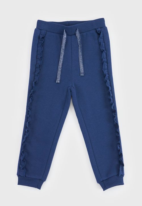 Pantalón De Buzo Bebé Niña Vuelos Navy