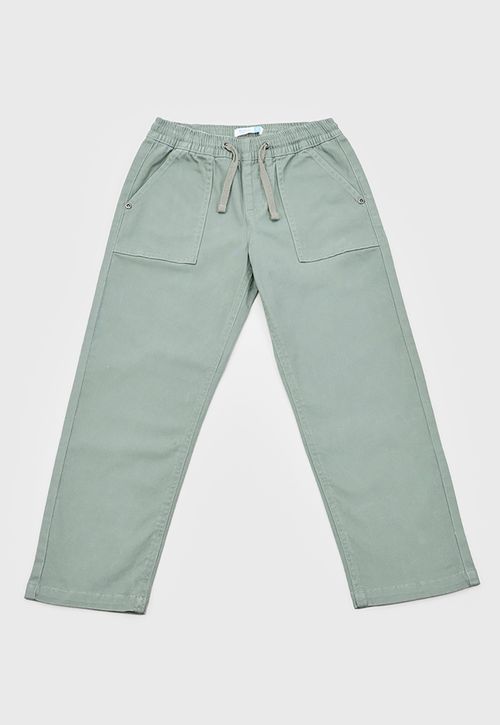 Pantalon Niño Kids Jogger Verde Militar
