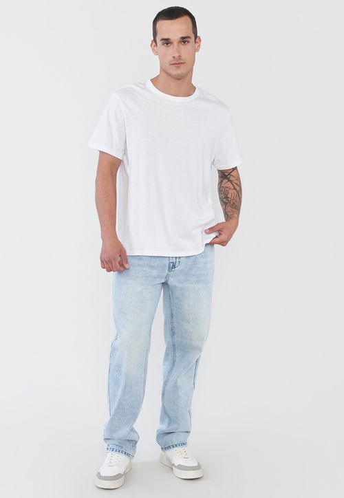 Jeans Hombre Straight Azul Claro
