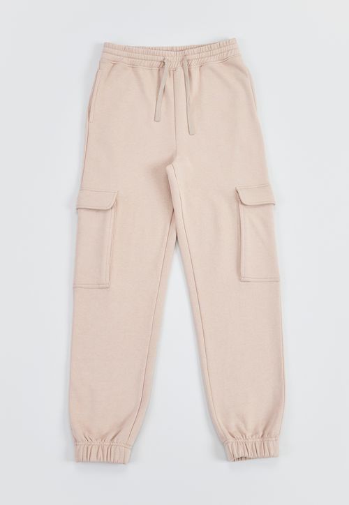 Pantalón De Buzo Niño Teen Cargo Urban Beige