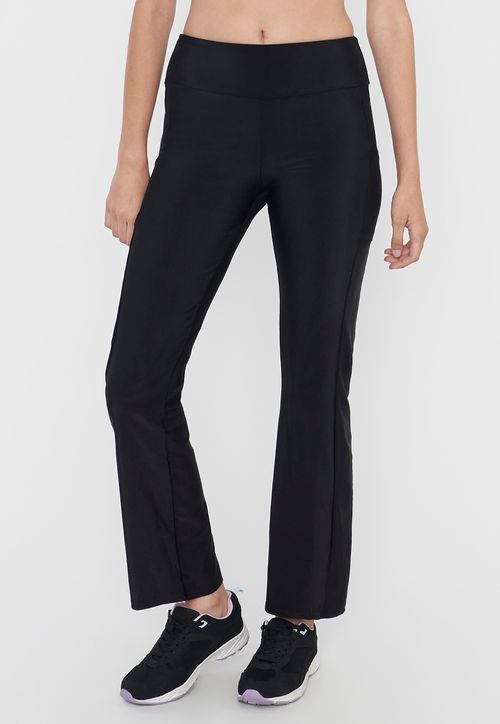 Calza Mujer Deportiva Recta Negro