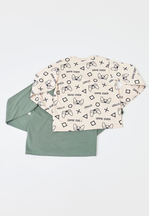 Polera Niño Kids Bipack Crudo