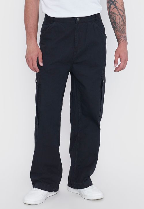 Pantalón Hombre Parachute Negro