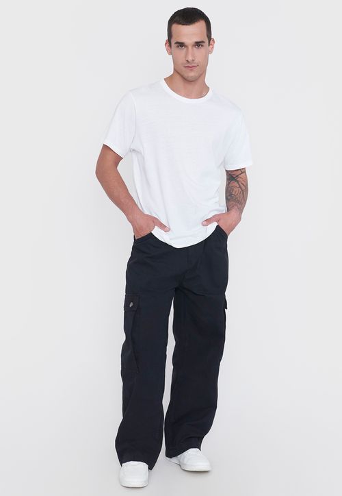 Pantalón Hombre Parachute Negro