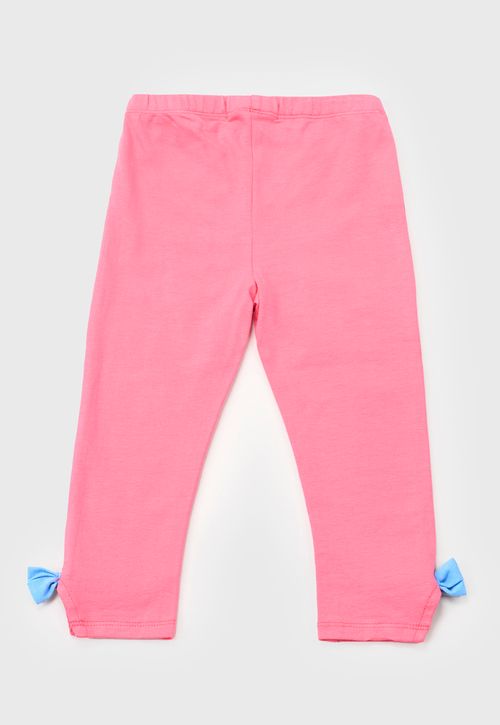 Calza Bebe Niña Focal Aplicación Rosado