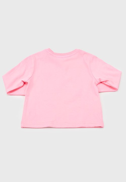Polera Bebe Niña Manga Larga Focal Rosado