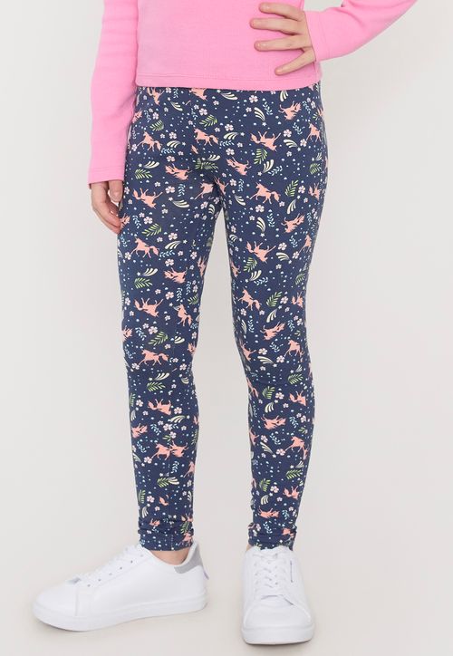 Calza Niña Kids Fullprint Azul