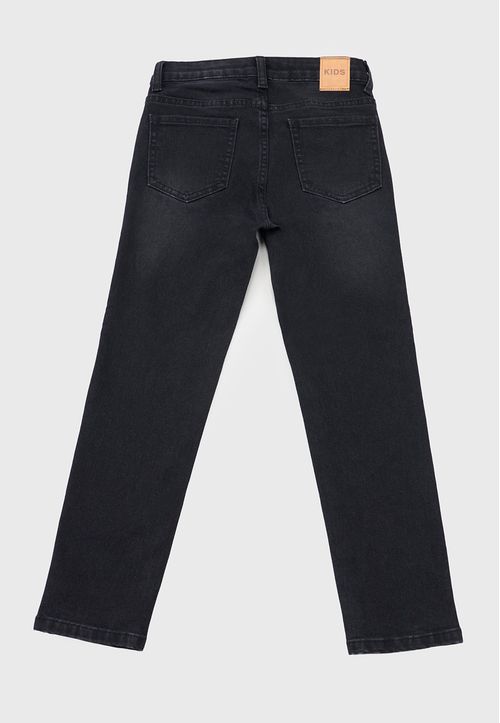 Jeans Niño Kids 5 Bolsillos Negro