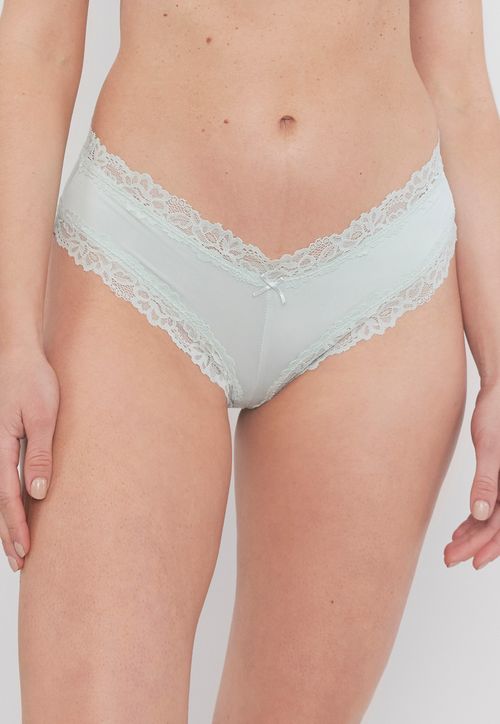 Pantaleta Mujer Aqua Microfibra Y Lace