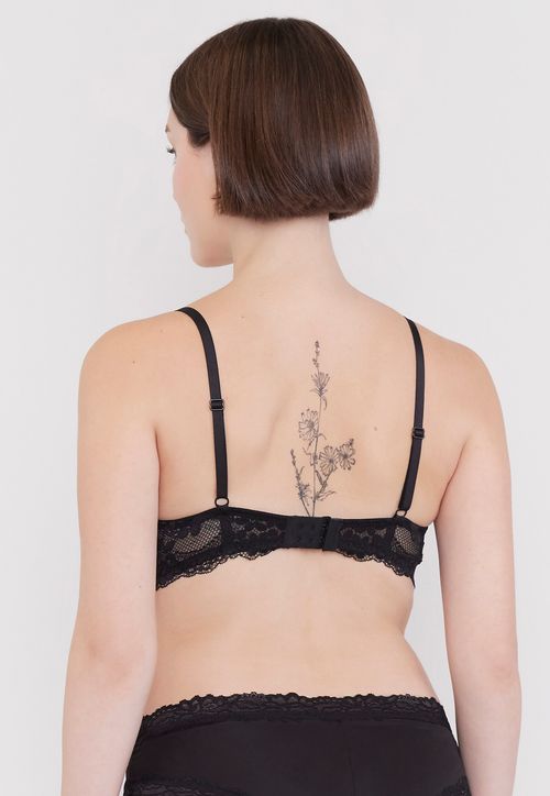 Sostén Mujer Push Up Copa B Negro