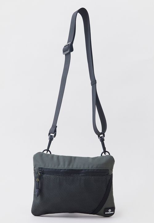 Bolso Bandolera Hombre Mesh Verde