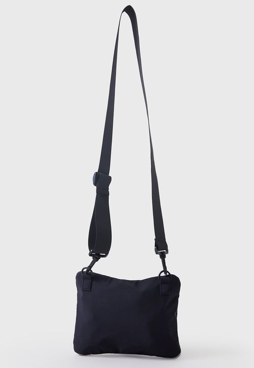 Bolso Bandolera Hombre Mesh Negro