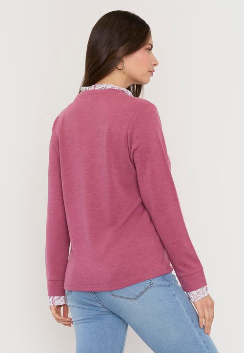 Sweater Mujer Pañuelo Print