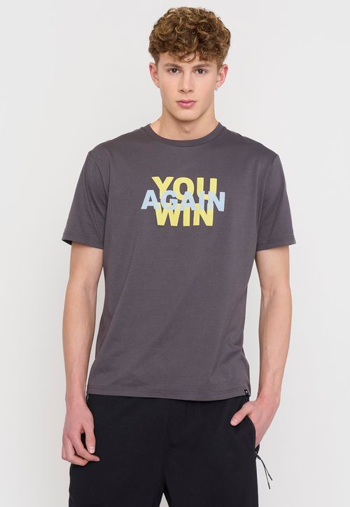 Polera Hombre Deportiva Fun Lettering Charco