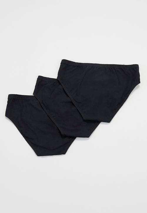 Slip Hombre Tripack Mix Negro/Gris