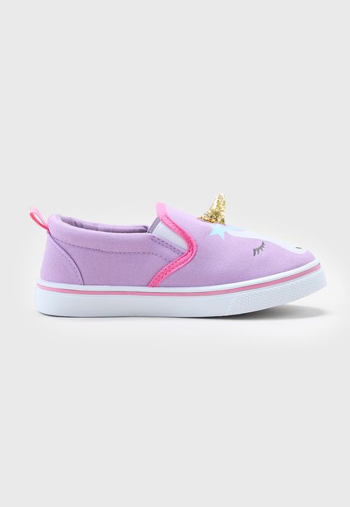 Zapatilla Niña Kids Slip On Lila