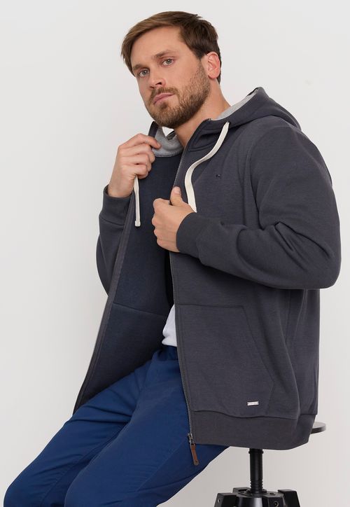 Polerón Hombre Charco Full Zipper Liso