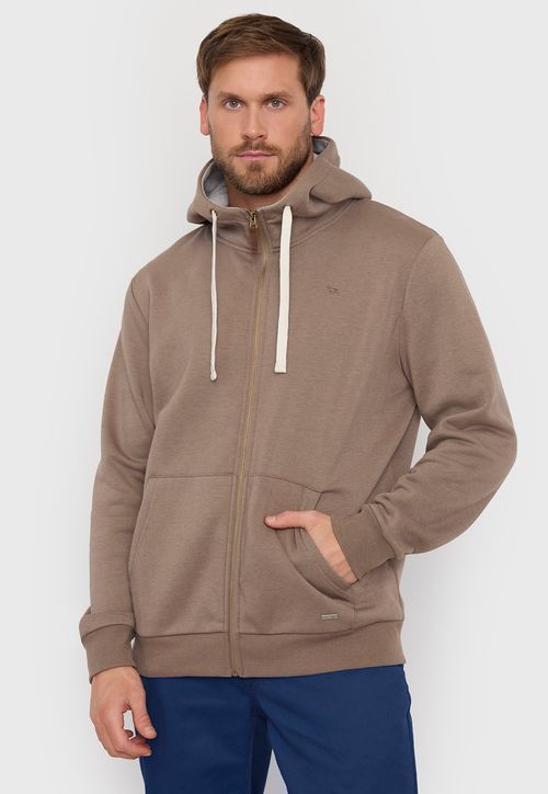 Polerón Hombre Beige Full Zipper