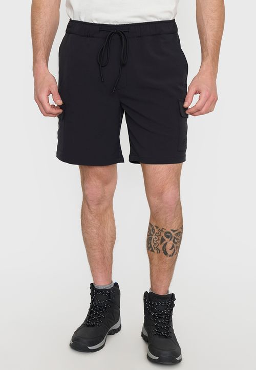 Short Outdoor Hombre Liso Negro