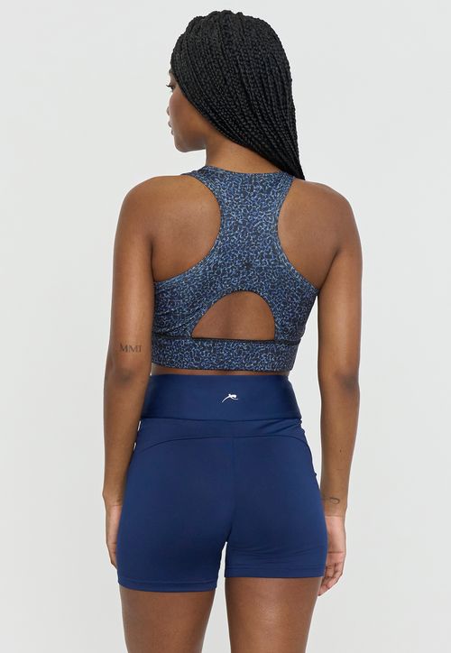 Peto Mujer Deportivo Básico Cut Out Navy