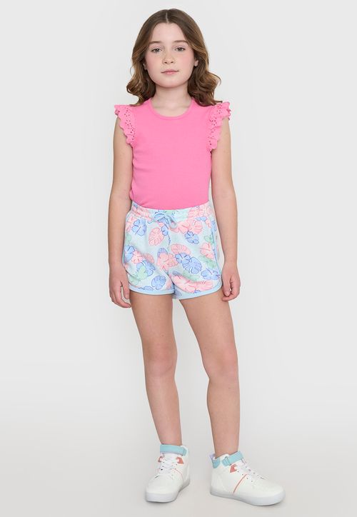 Short Niña Kids Punto Celeste