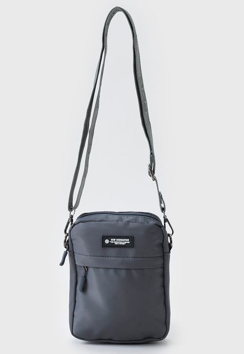 Bandolera Hombre Color Gris