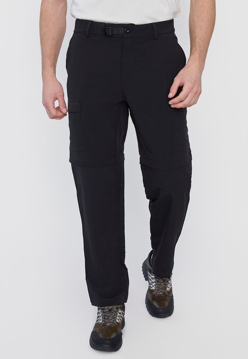 Pantalón Hombre Outdoor Desmontable Negro