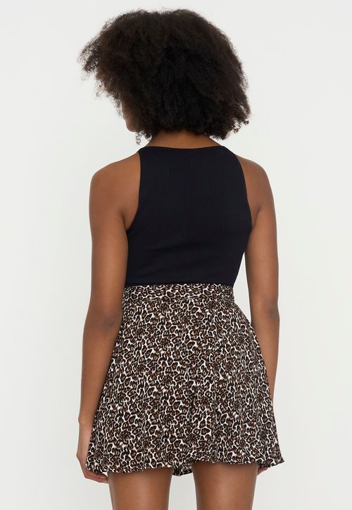Peto Mujer Seamless Halter Negro