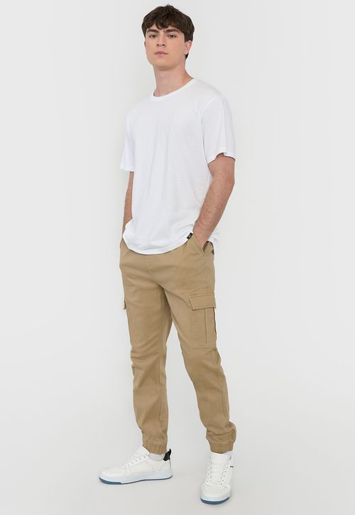 Jogger Hombre Cargo Camel
