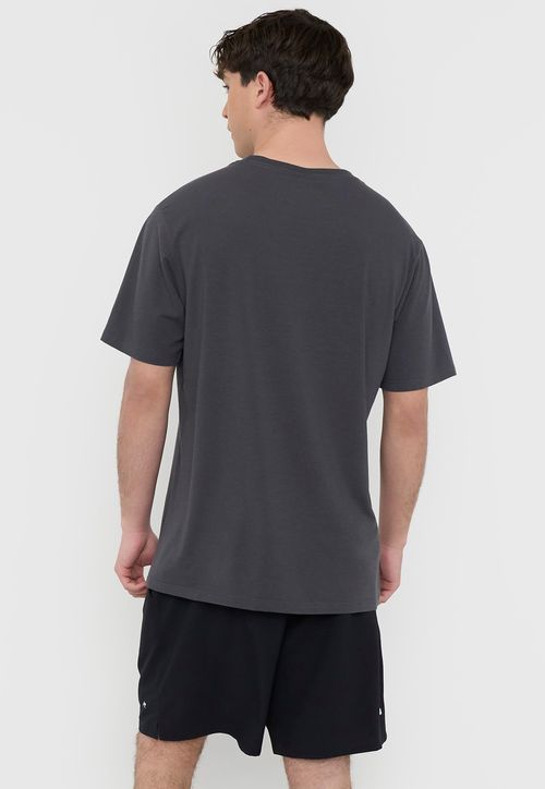Polera Hombre Deportiva Fun Charcoal
