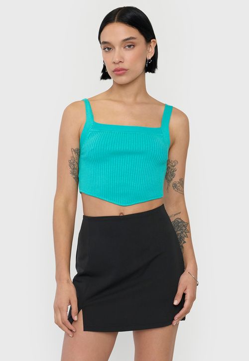 Peto Mujer Tejido Verde
