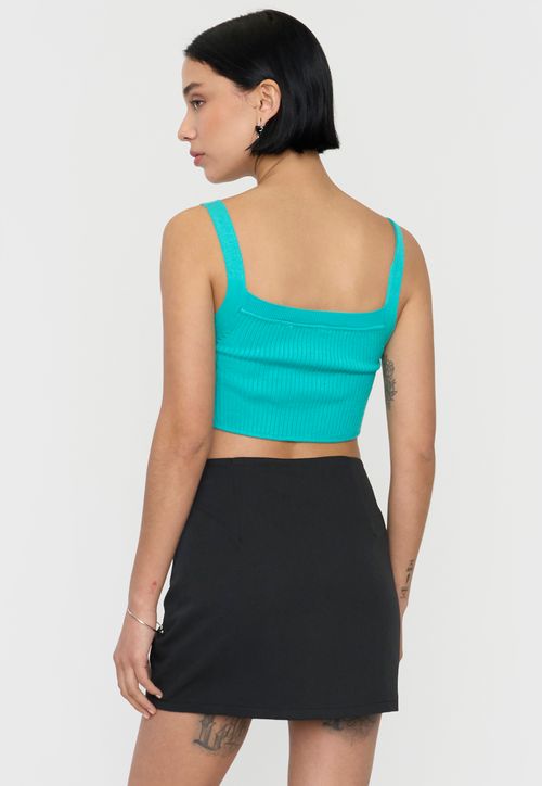 Peto Mujer Tejido Verde