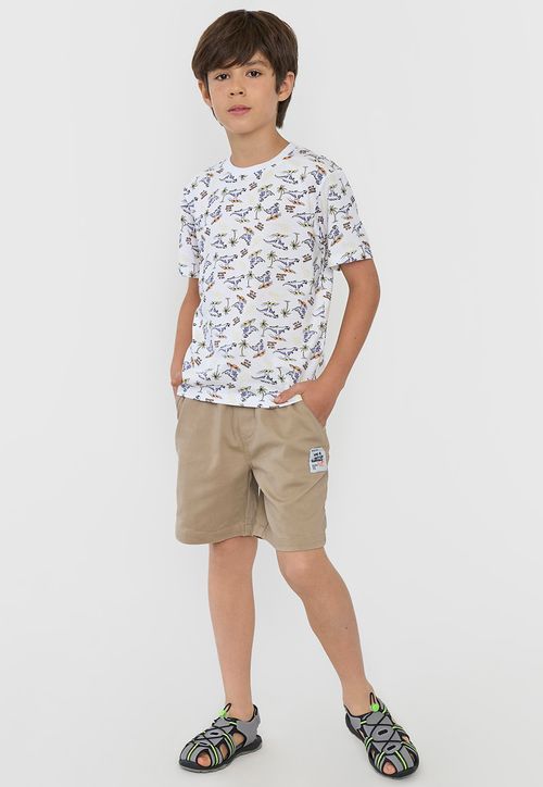 Short Niño Kids Gabardina Beige