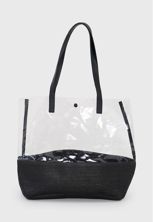 Cartera Mujer Playa Negro