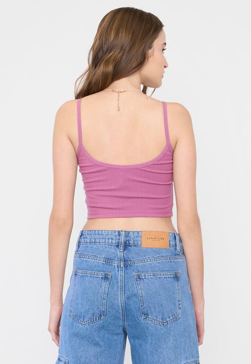 Peto Mujer Pabilo Rib Malva