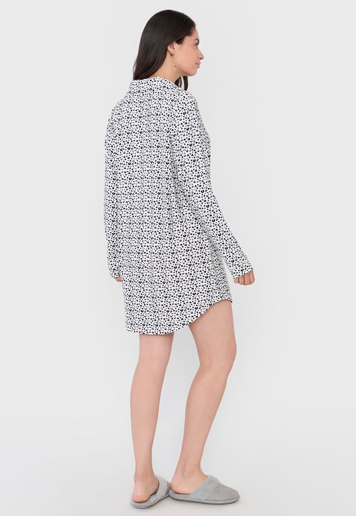 Camisa de Dormir Mujer Gris