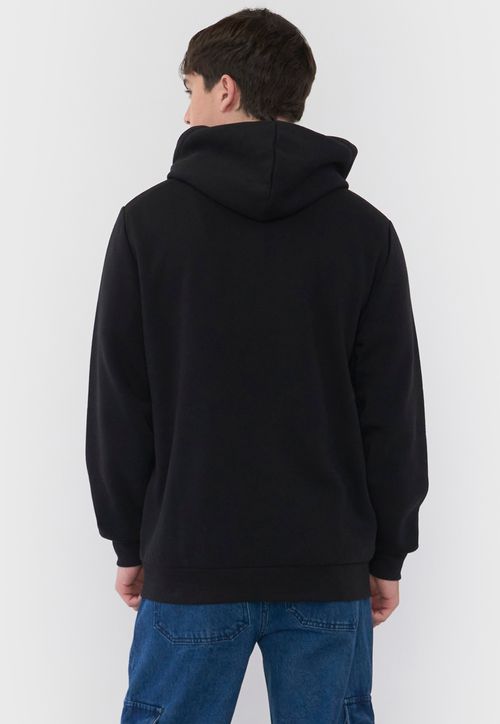 Polerón Hombre Full Zipper Color Negro