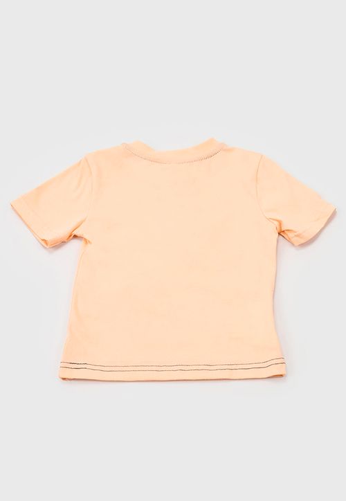 Polera Bebe Niño Interactiva Naranjo