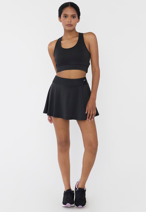 Short Falda Mujer Deportiva Negro